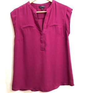 Women's Short Sleeve Silk Blouse - The Limited - S
